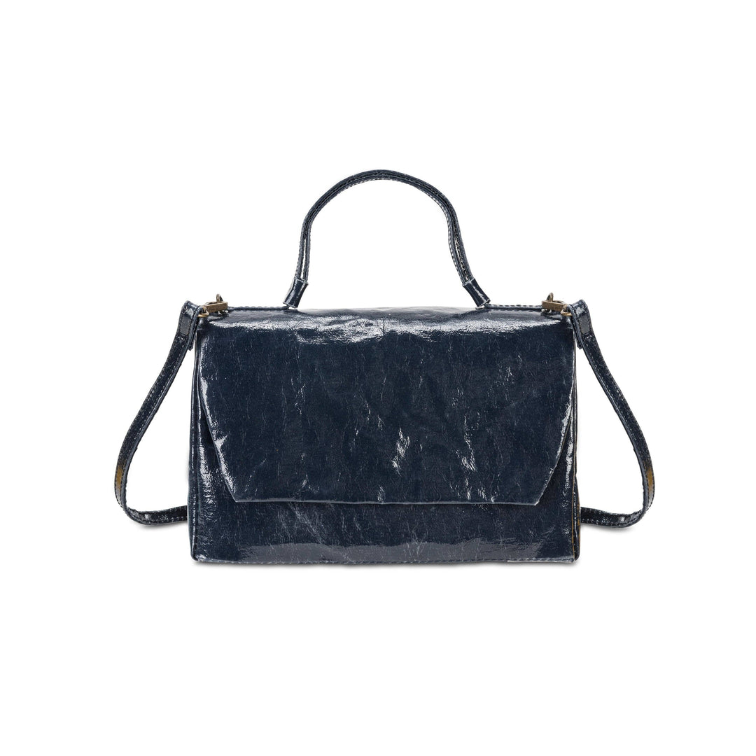 BON-BON GLOSSY LARGE CROSSBODY: Glossy Rosso