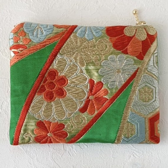 Japanese Kimono Silk Mini Pouch By House of Shokunin