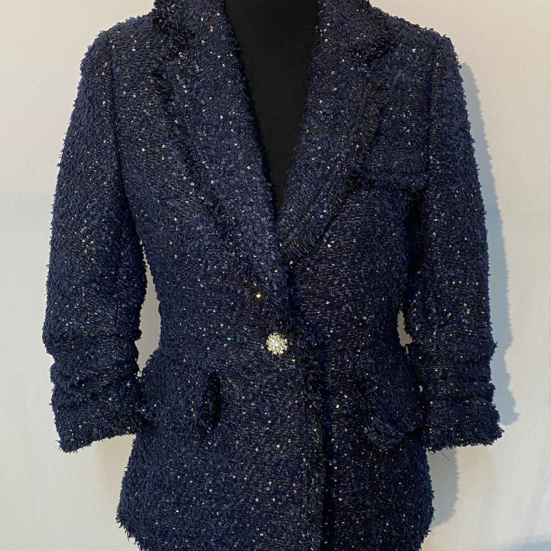 Boyfriend Tweed Jacket By BOHO CHIC - Moxiebainbridge
