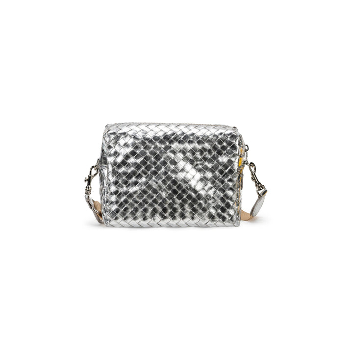 TRACOLLA CROSSBODY BAG LARGE WOVEN: Woven Green