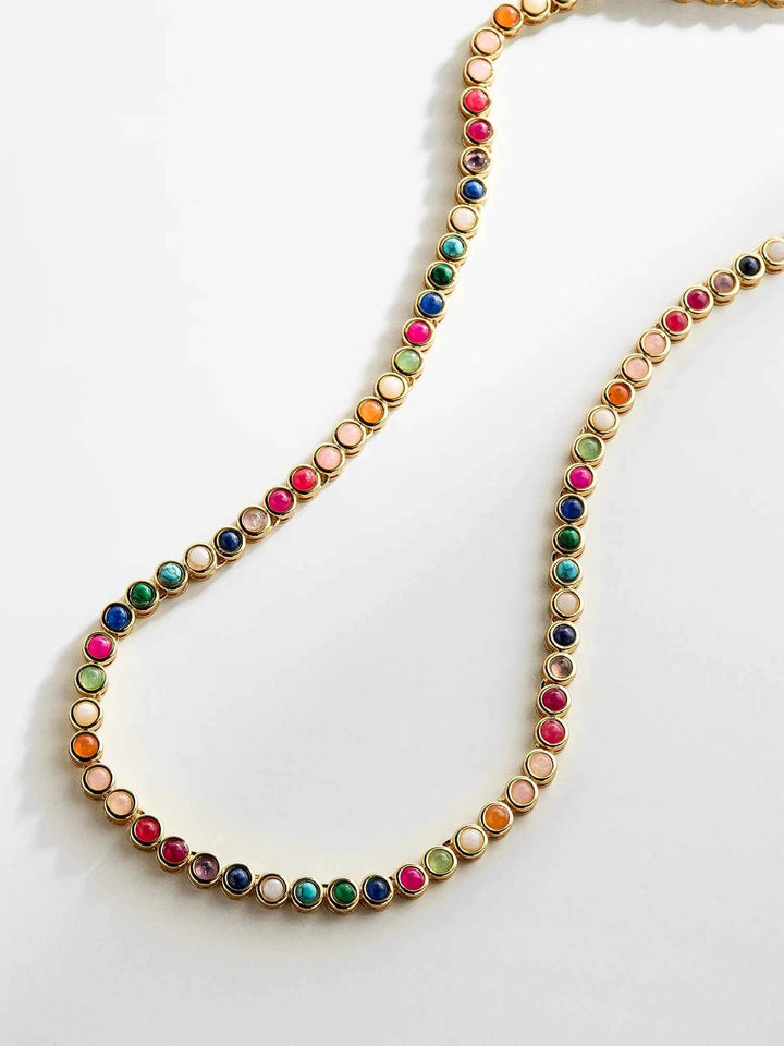 Nina Semi-Precious Necklace Gold/Multi BY Baublebar