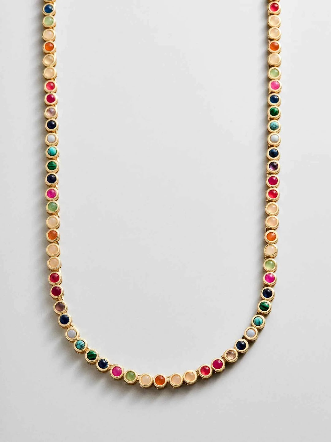 Nina Semi-Precious Necklace Gold/Multi BY Baublebar