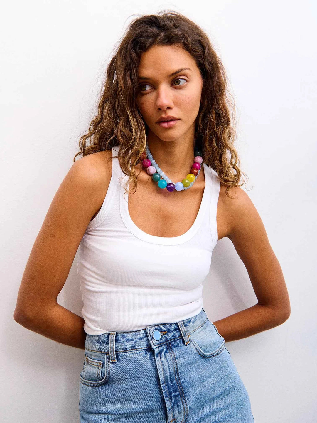 Jane Beaded Necklace Multi Bead By Baublebar