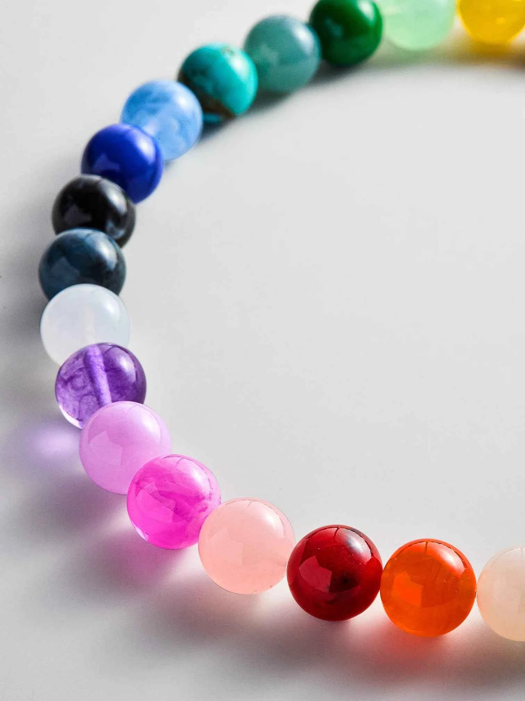 Mini Jane Beaded Necklace- Rainbow Bead By Baublebar