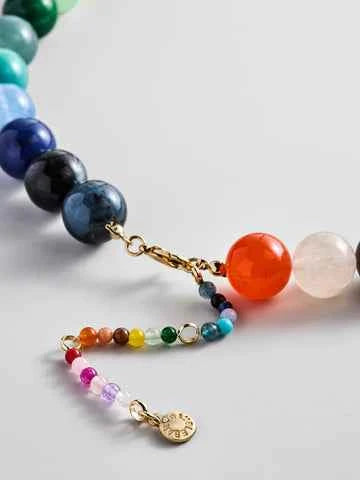 Mini Jane Beaded Necklace- Rainbow Bead By Baublebar
