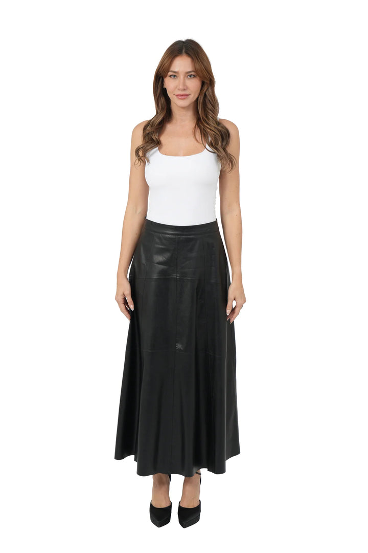 Nora Pu Skirt Black By Love Token