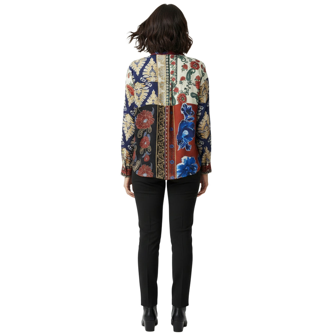 Onika Blouse Maroon By Tolani