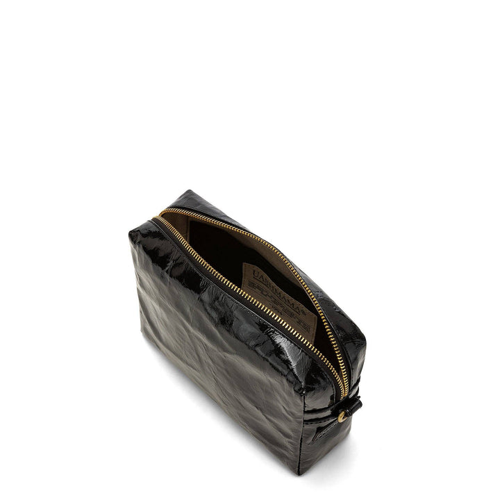 TRACOLLA CROSSBODY BAG LARGE GLOSSY: Glossy Black