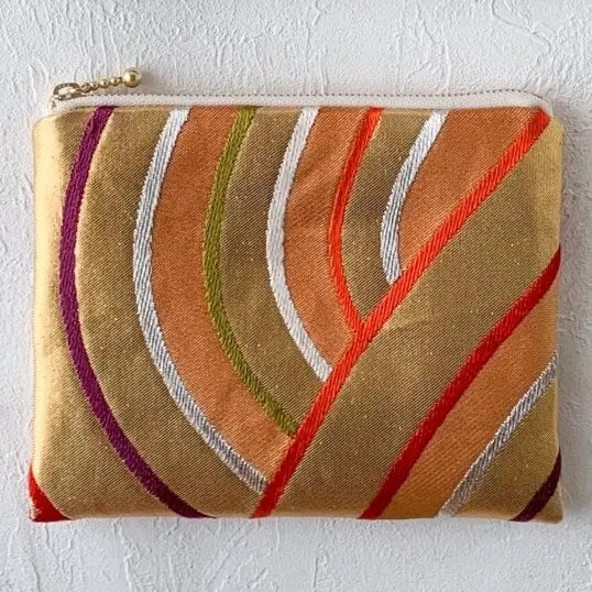 Japanese Kimono Silk Mini Pouch By House of Shokunin