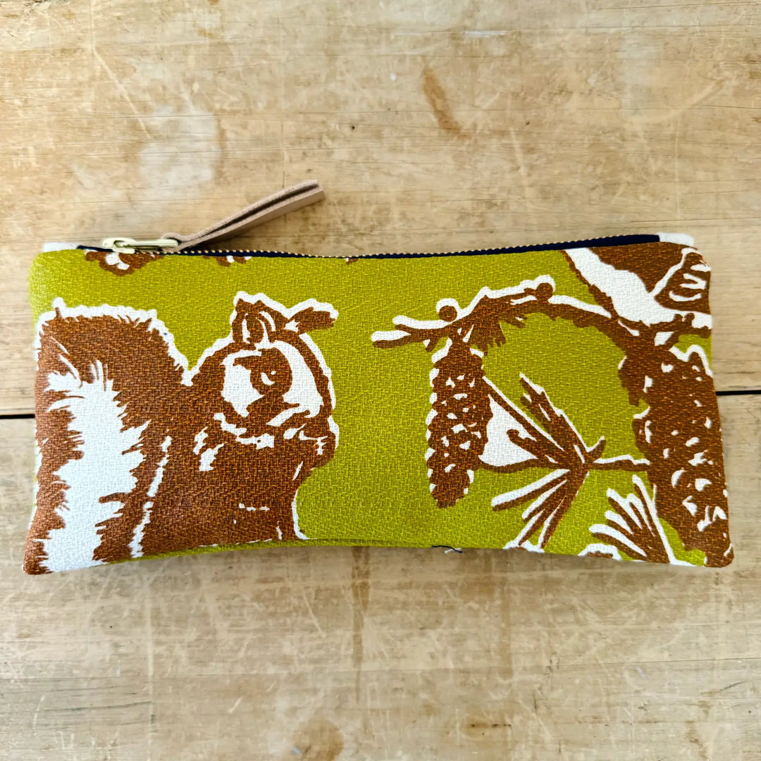 Pine Cone Tree Pencil Pouch By Erin Flett