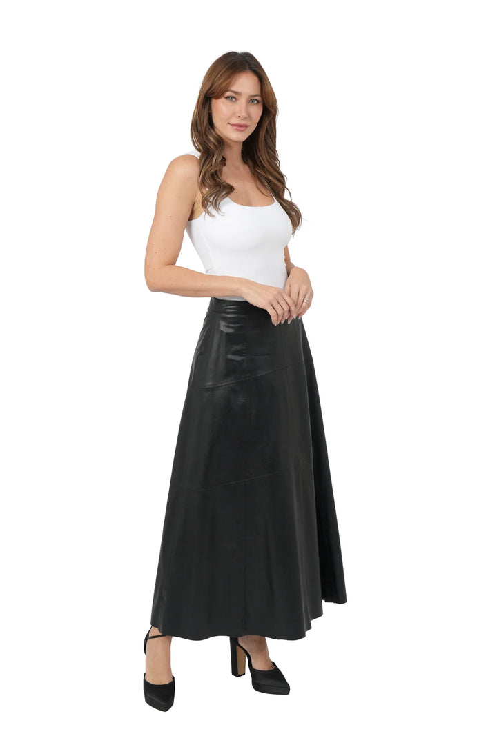 Nora Pu Skirt Black By Love Token
