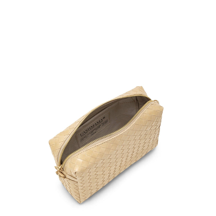 TRACOLLA CROSSBODY BAG LARGE WOVEN: Woven Green