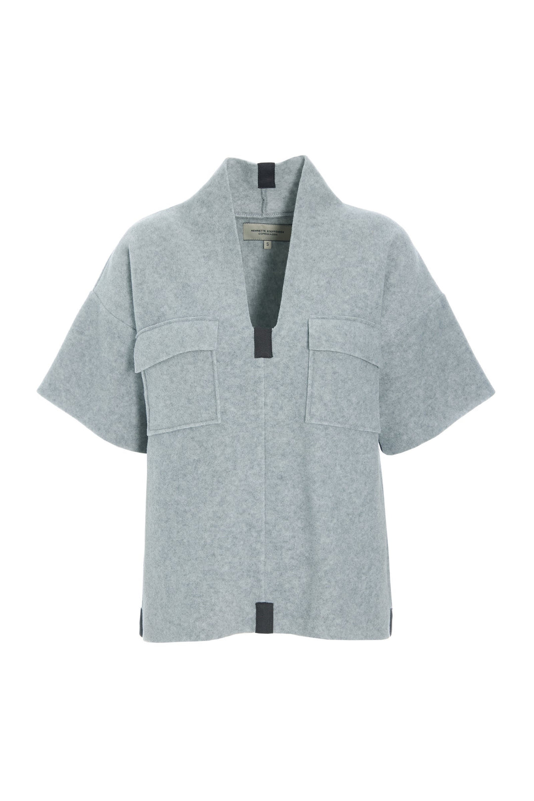 The Blouse Light Grey By Henriette Steffensen - Moxiebainbridge