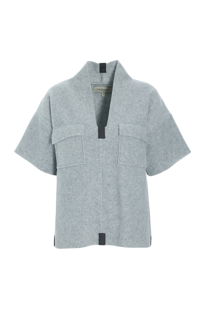 The Blouse Light Grey By Henriette Steffensen - Moxiebainbridge