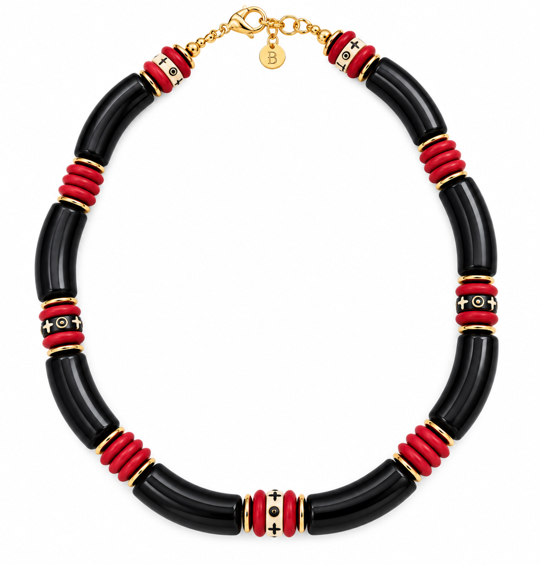 Oxnard Gameday Beaded Necklace By Betsy Pittard