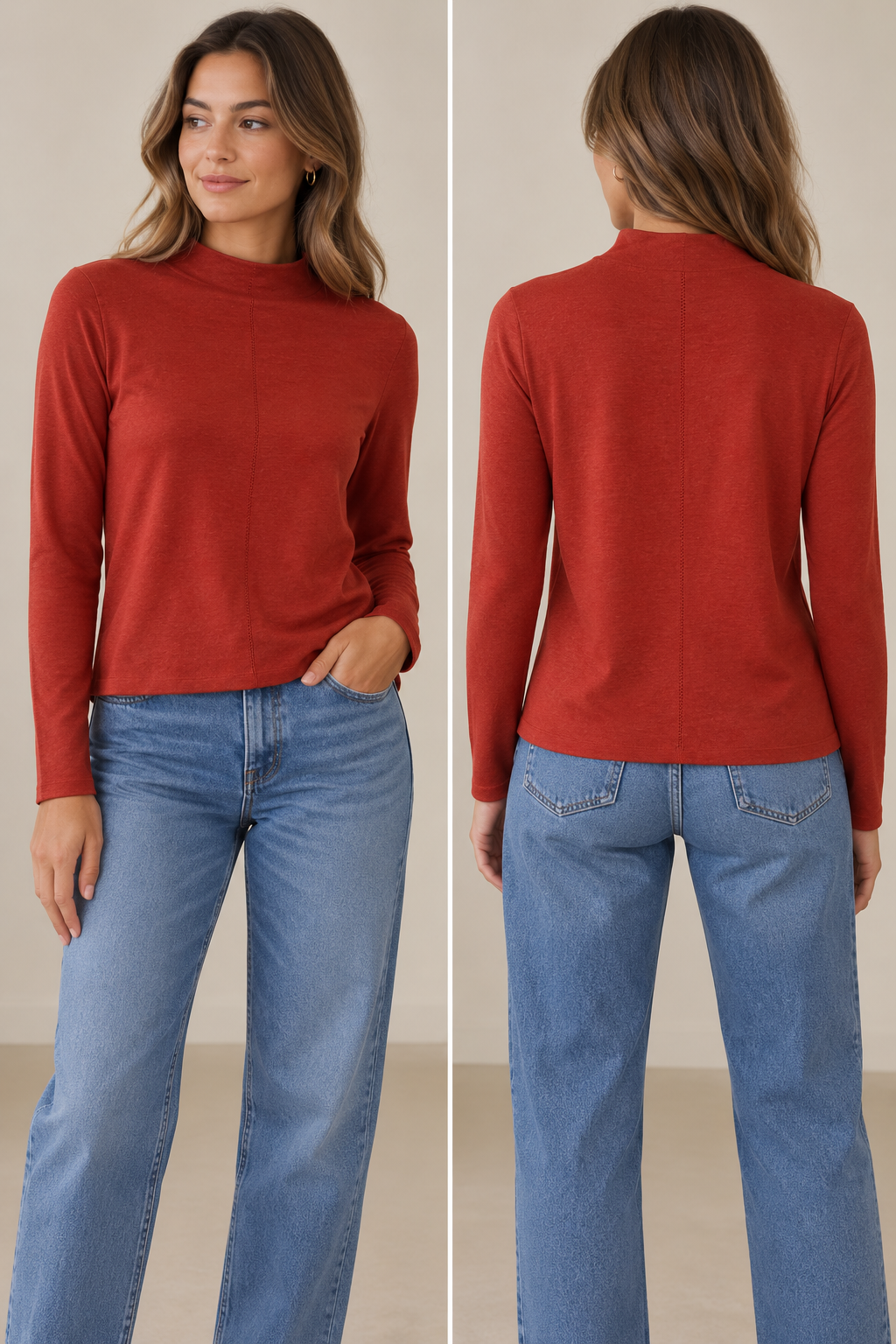 Boyfriend Crew Rusty Red By Dylan