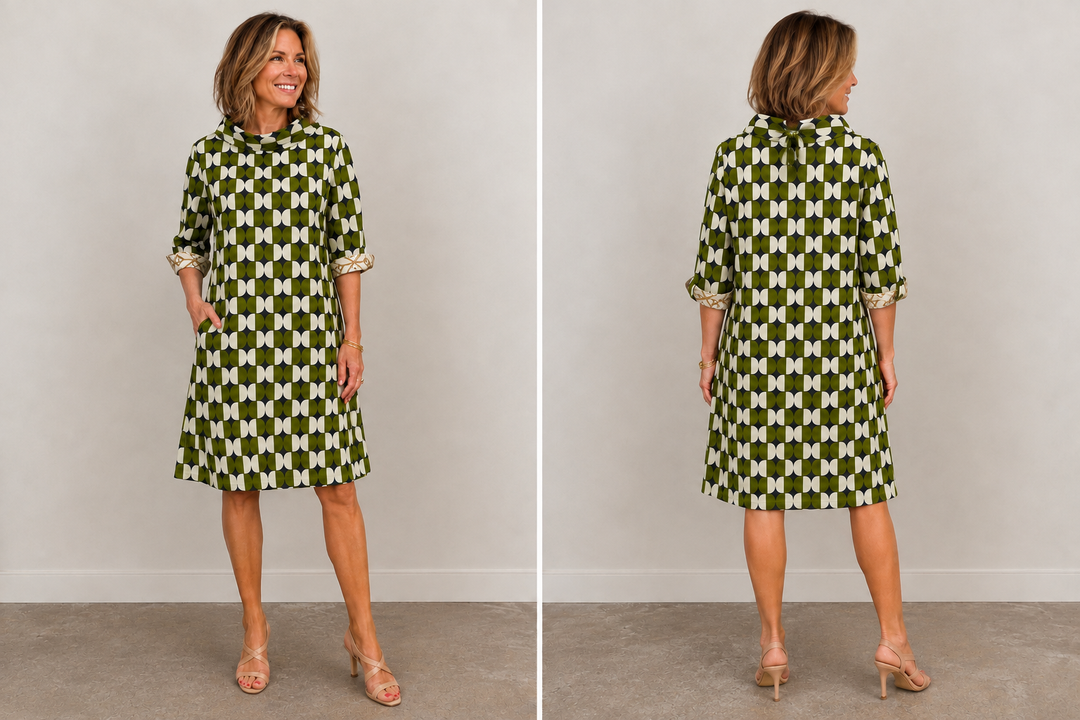 The Audrey Dress Green By Dizzy Lizzie