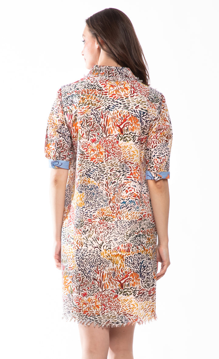Chatham Dress All Over Abstract By Dizzy Lizzie
