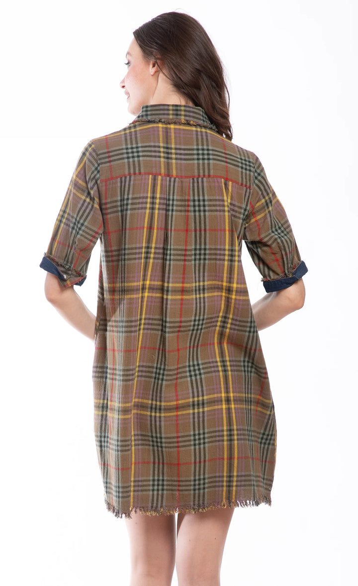Chatham Dress Yarn Dyed Tartan Plaid By Dizzy Lizzie