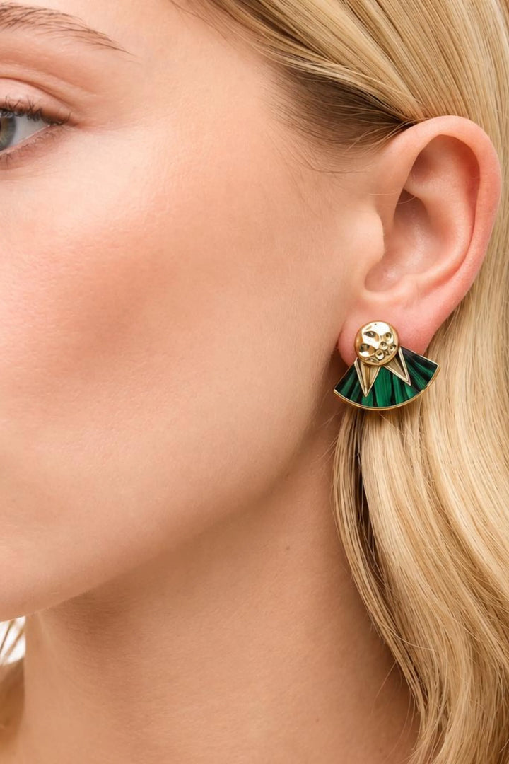 Vanessa Fan Earring By Brackish