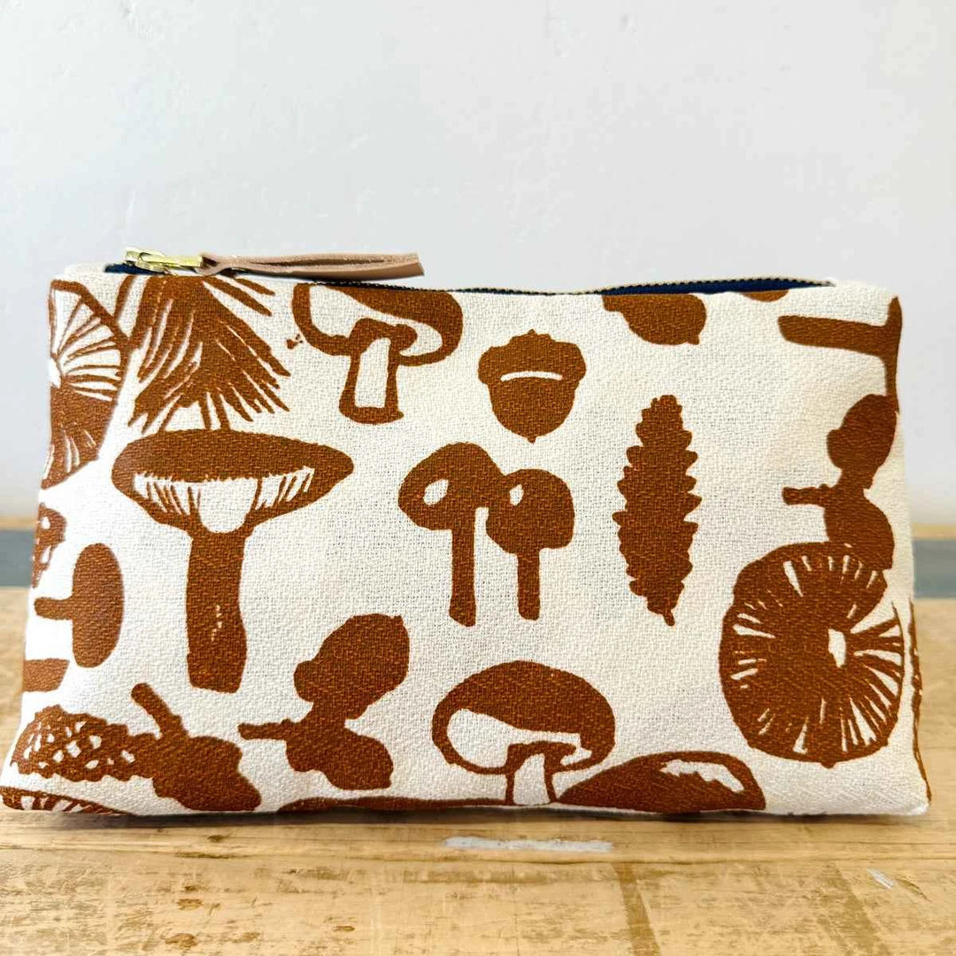 Mushroom Laura Pouch By Erin Flett