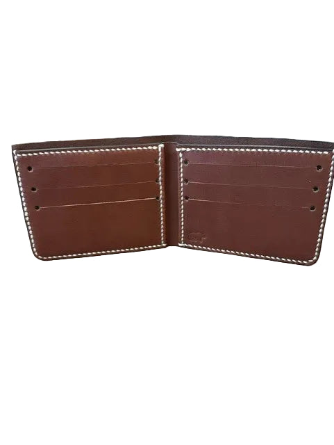 Brown Hipster Leather Wallet By Bear HIll
