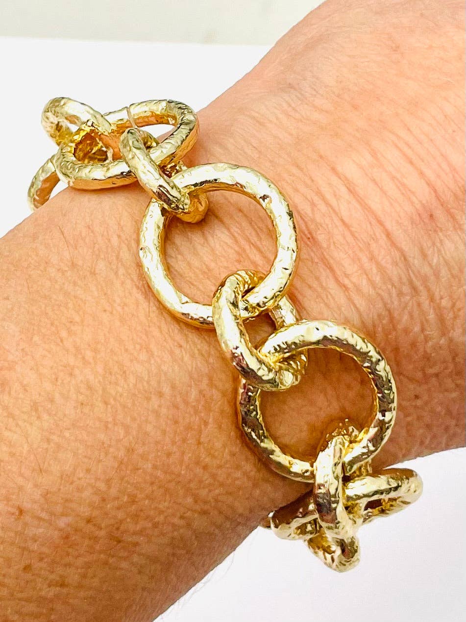 CHIC - Stacking Link  Bracelet (gold) BBR605