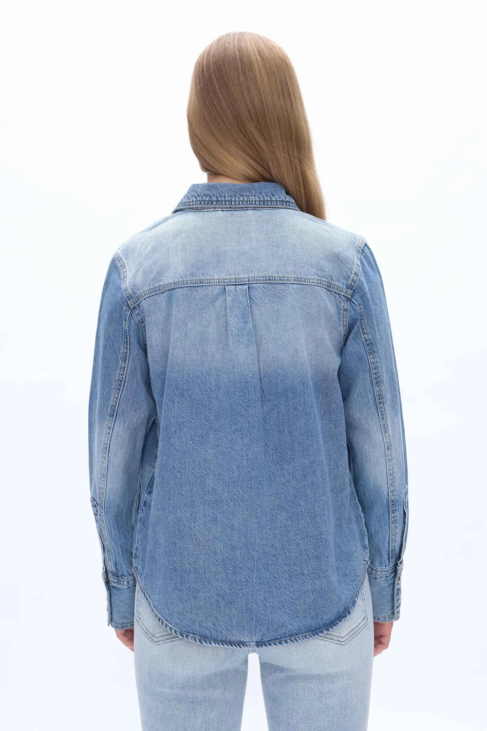 Relaxed Denim Shirt By Bayeas
