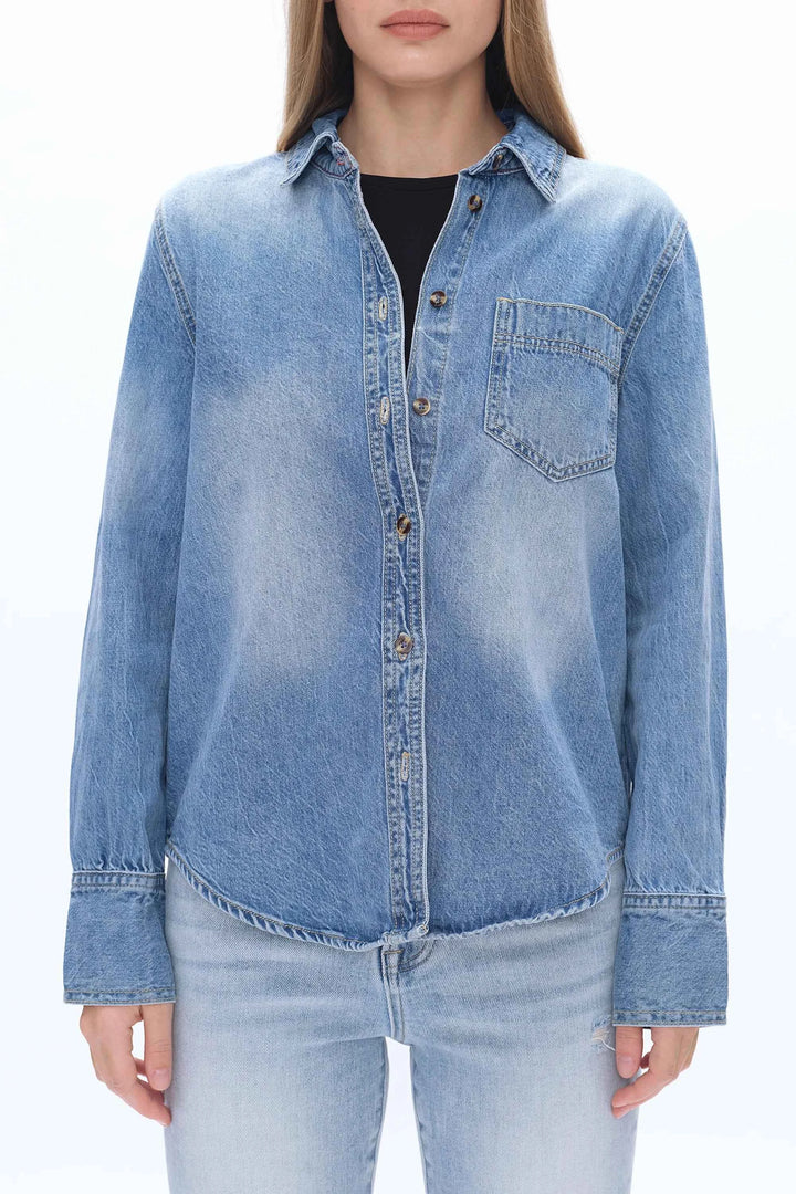 Relaxed Denim Shirt By Bayeas