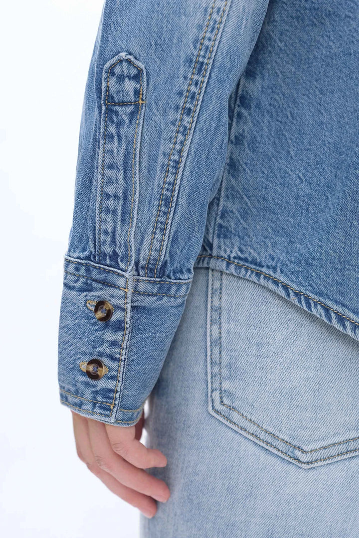 Relaxed Denim Shirt By Bayeas