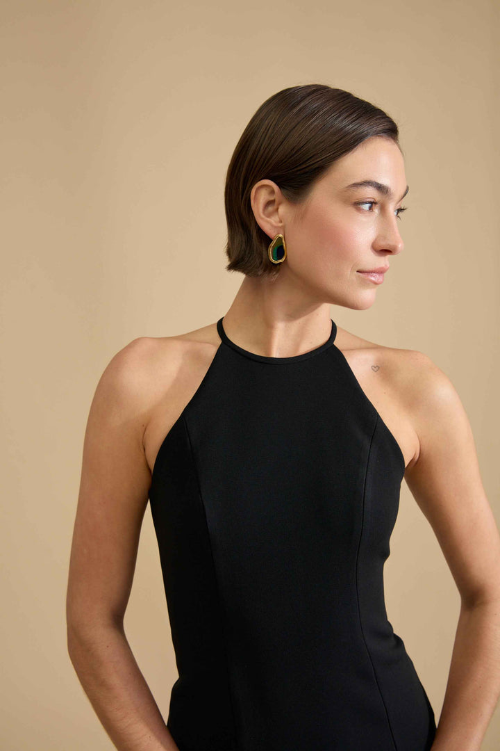Amanda Large Organic Stud Earring By Brackish