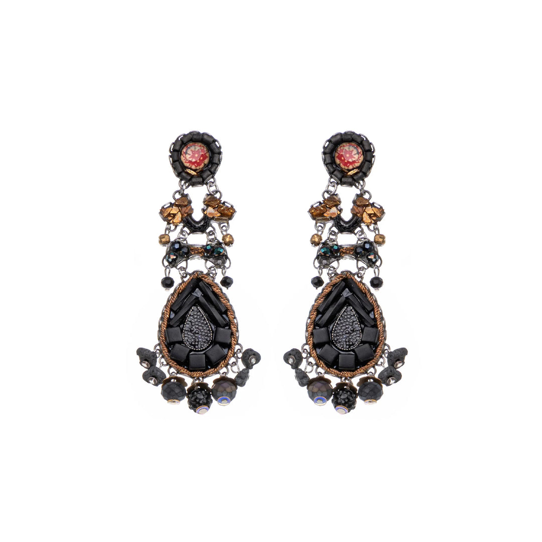 Obsidian Night Earrings By Ayala Bar