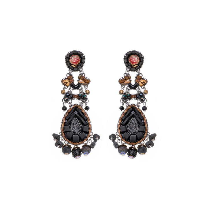 Obsidian Night Earrings By Ayala Bar