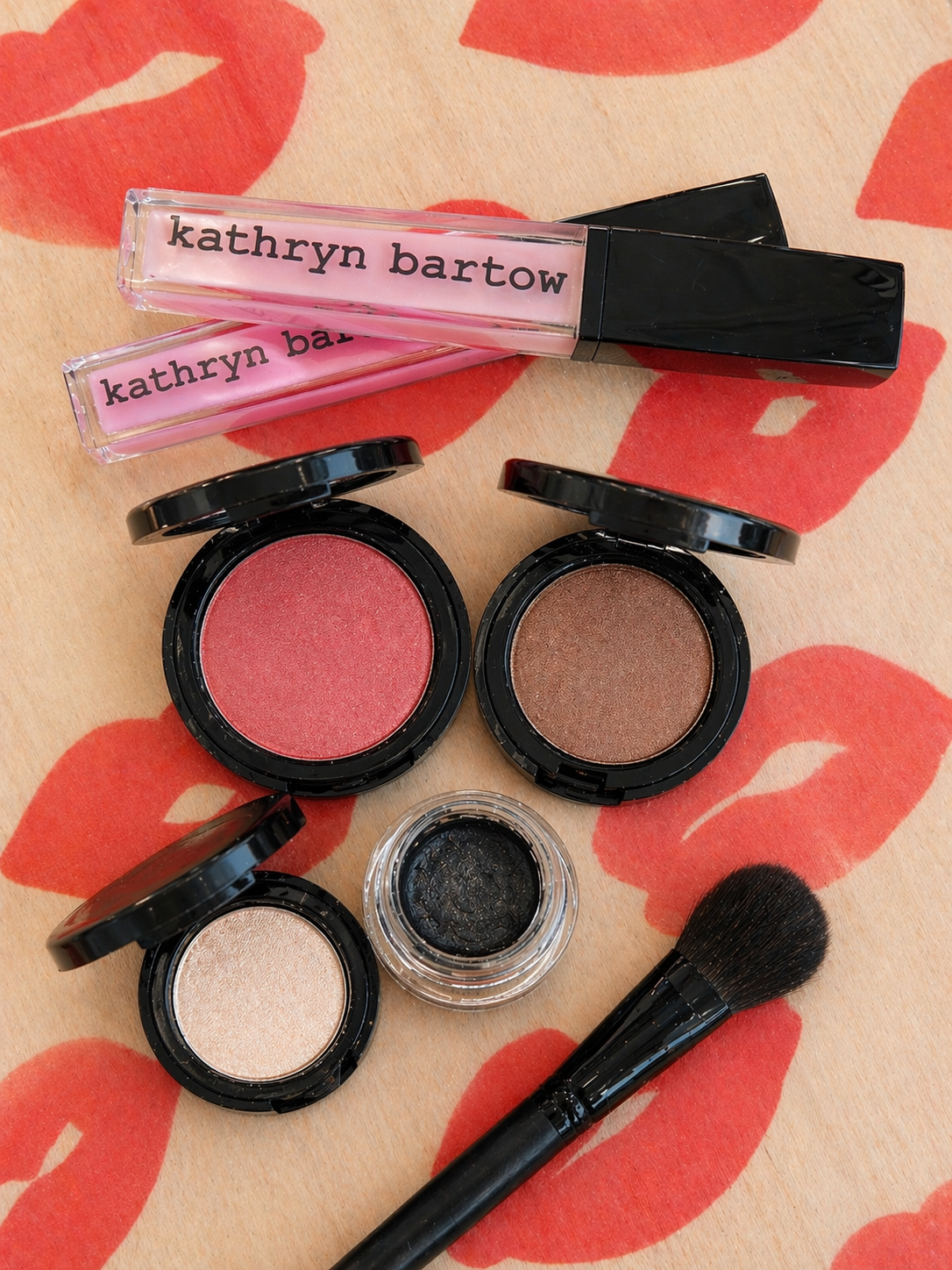 Makeup products used in a makeup lesson in Bainbridge GA