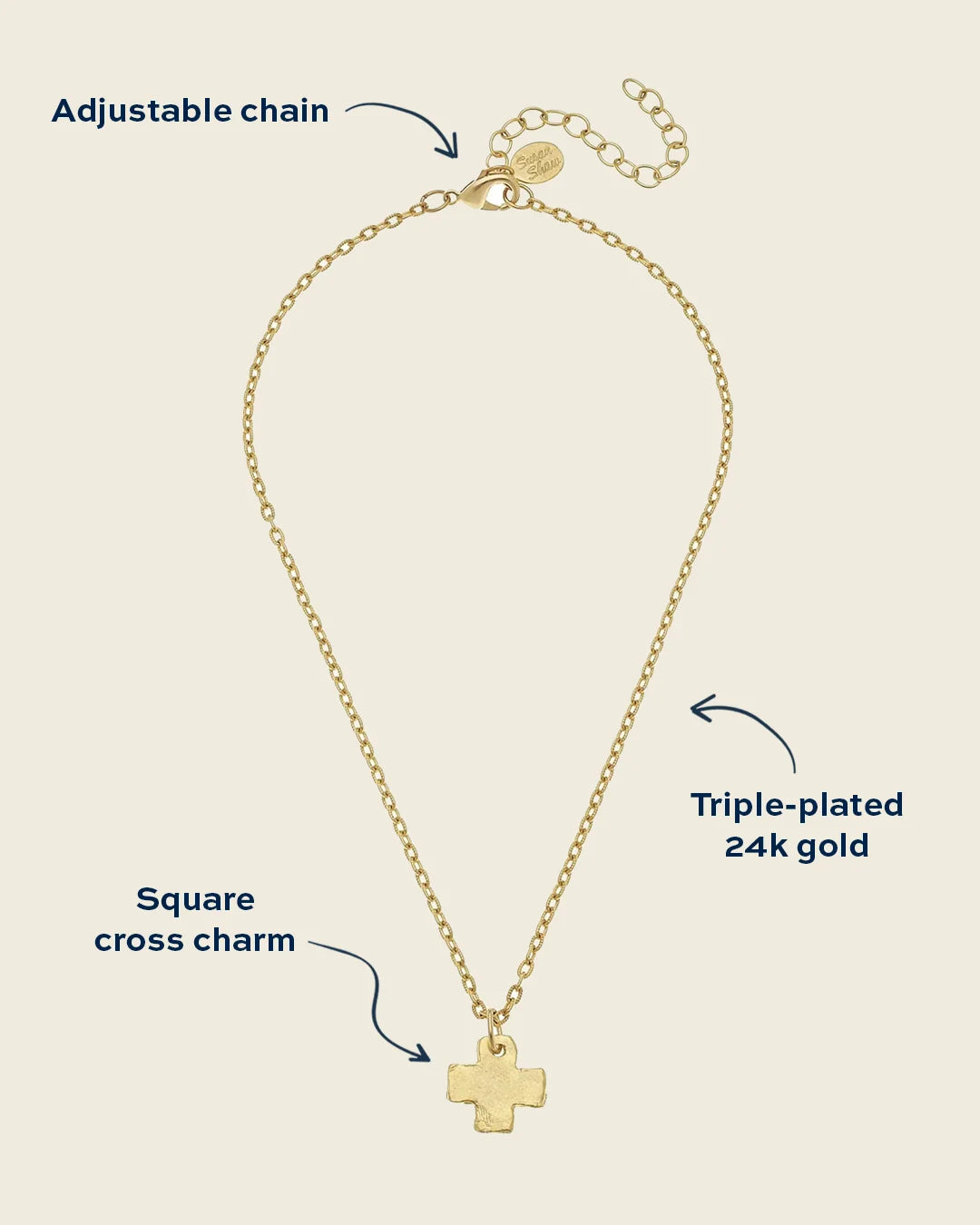 Delicate Gold Necklace By Susan Shaw