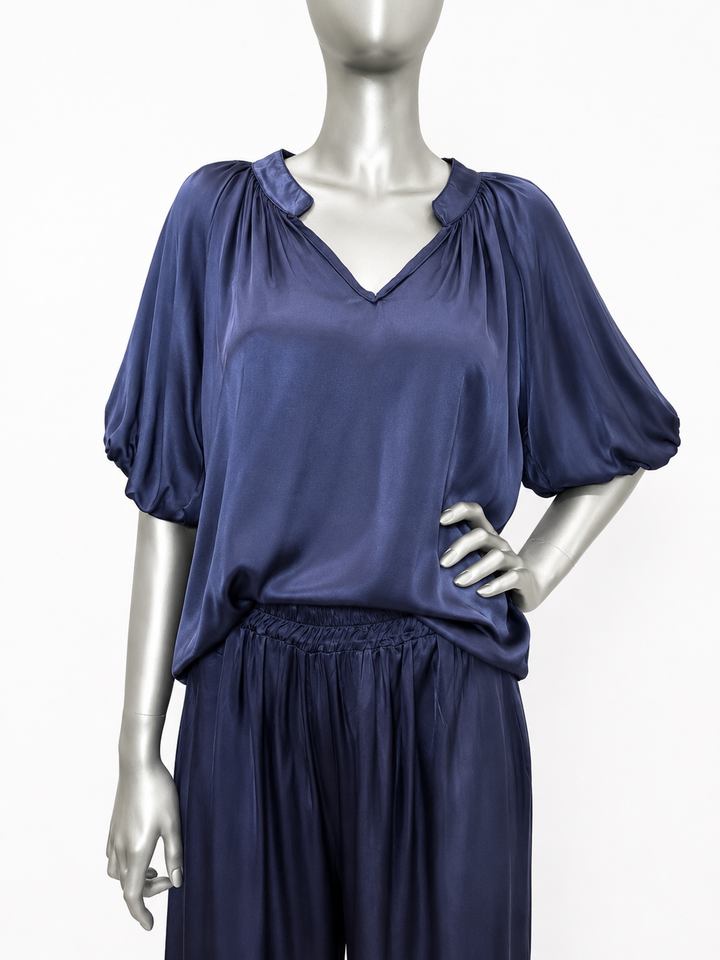 Diane Navy Top By Sofia