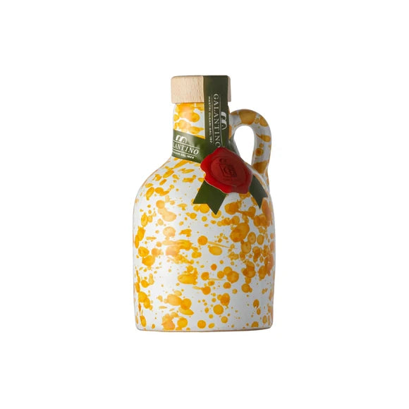 Fantasia Extra Virgin Olive Oil Ceramic Jar By Galantino
