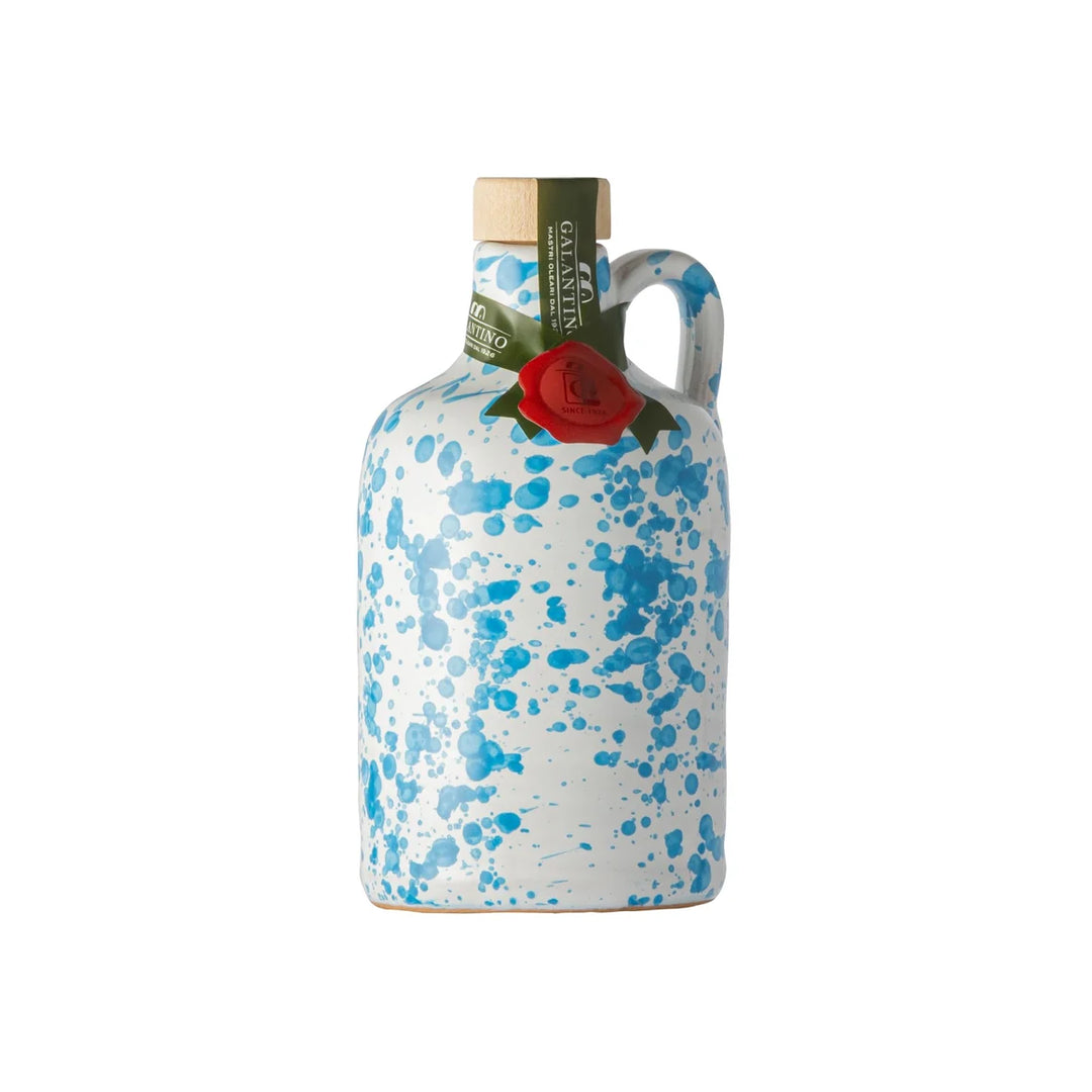 Fantasia Extra Virgin Olive Oil Ceramic Jar By Galantino