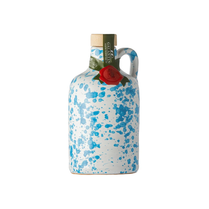 Fantasia Extra Virgin Olive Oil Ceramic Jar By Galantino