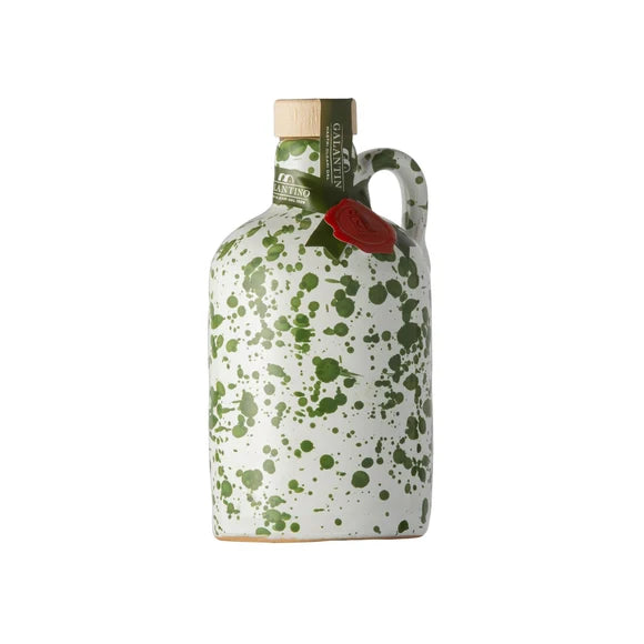 Fantasia Extra Virgin Olive Oil Ceramic Jar By Galantino