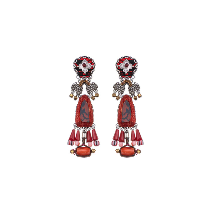 Crimson Fire Earrings By Ayala Bar