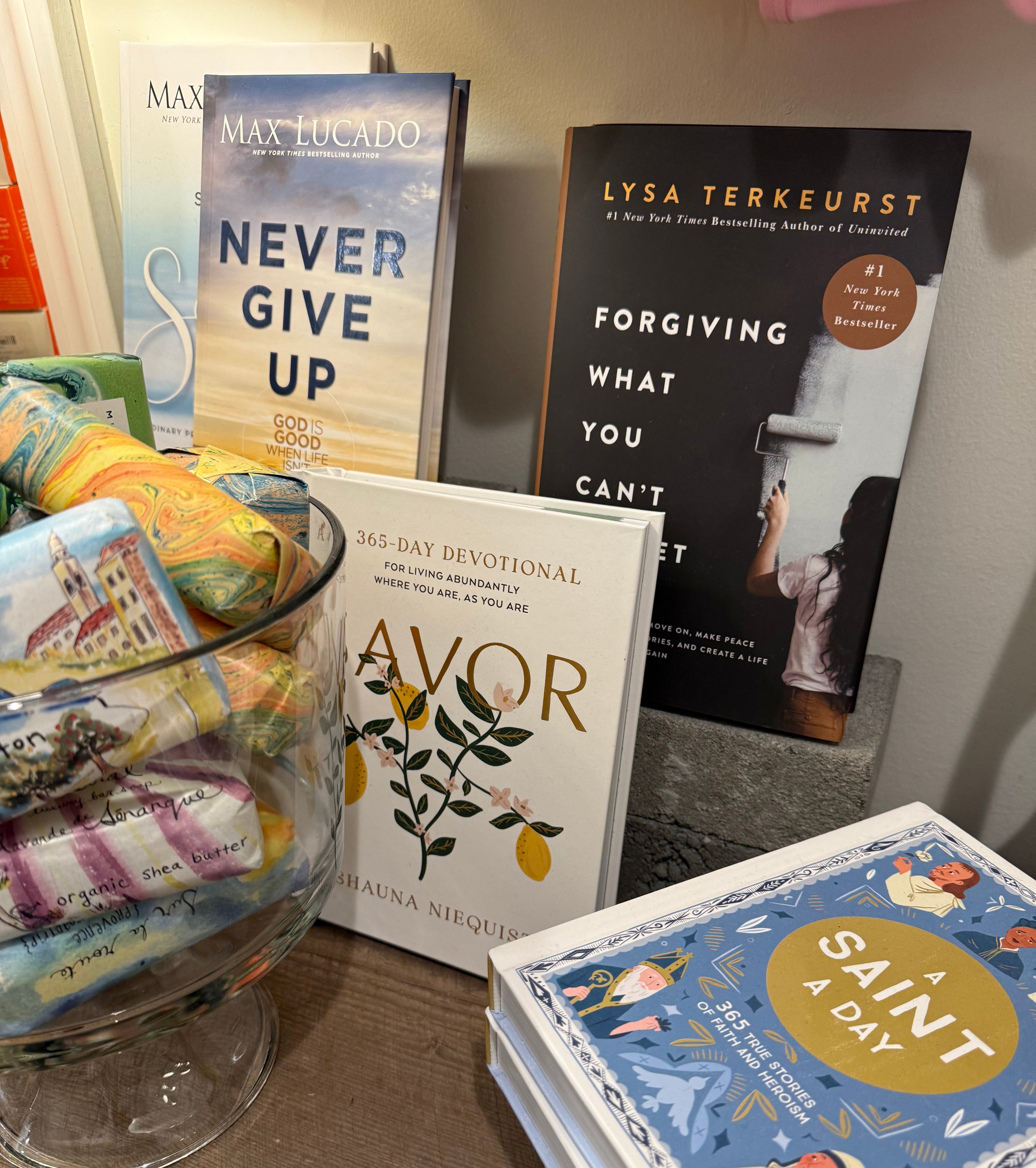 Inspirational, devotional and lifestyle books at Moxie Boutique