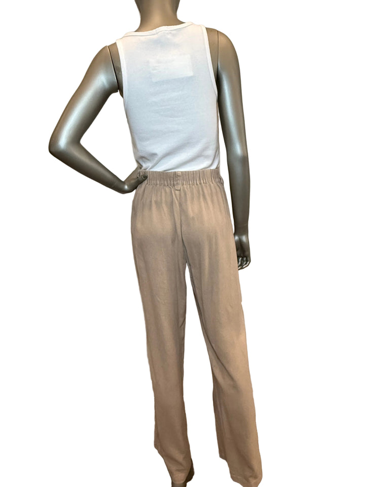 Casey Wide Leg Pant Khaki By Dylan