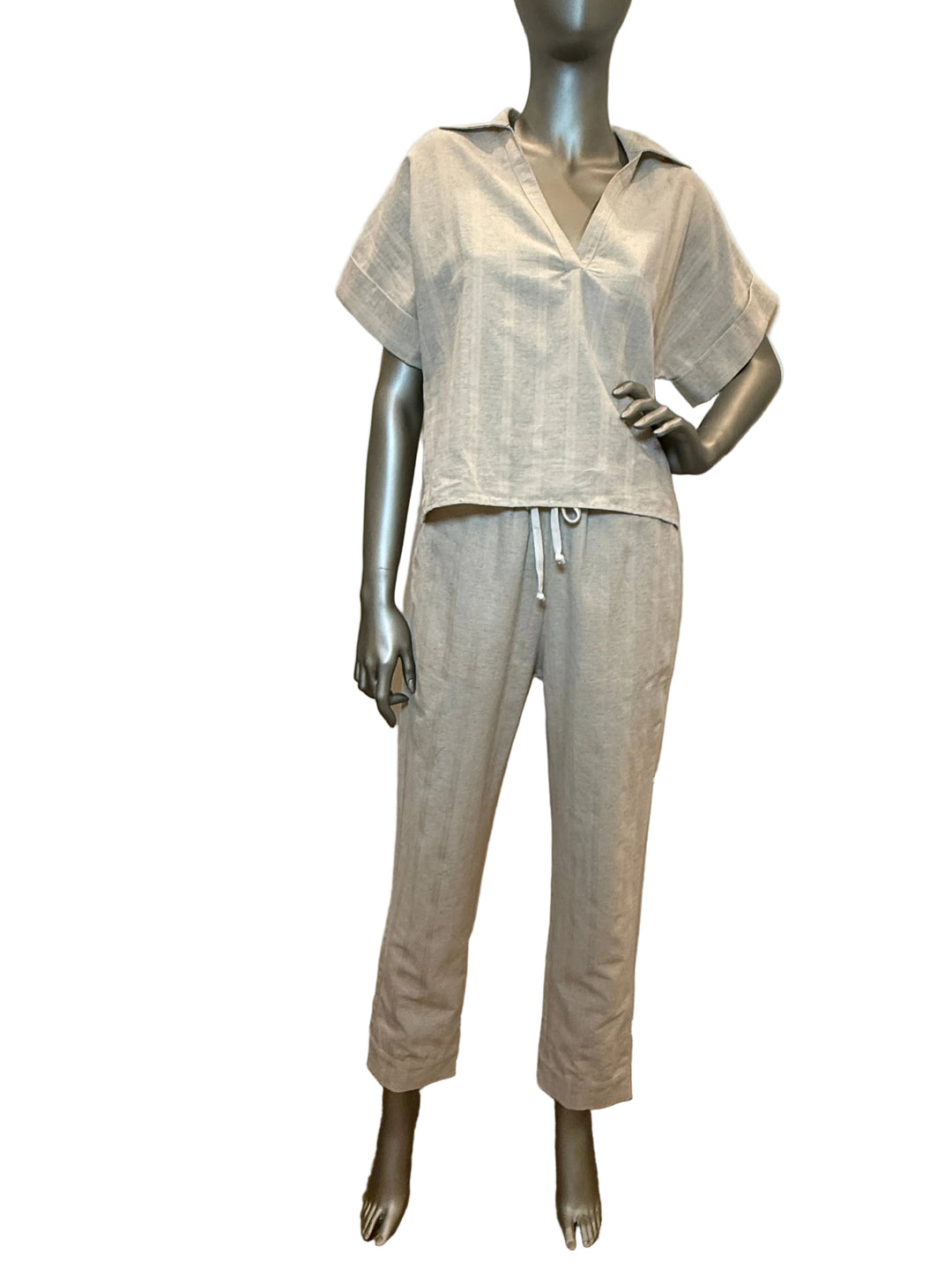 Elaine Top Linen Stripe By StarkX