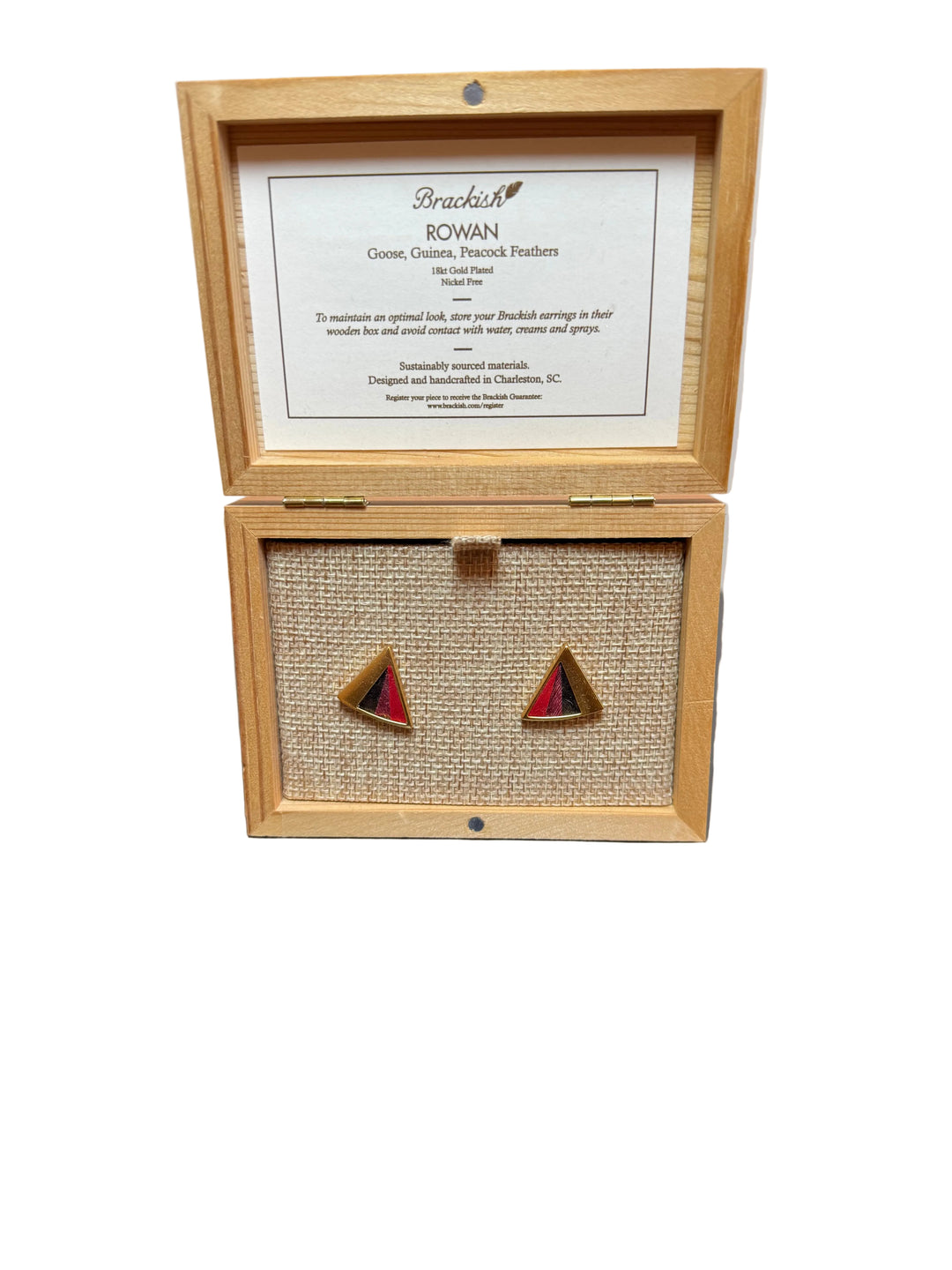 Rowan Triangle Earring By Brackish