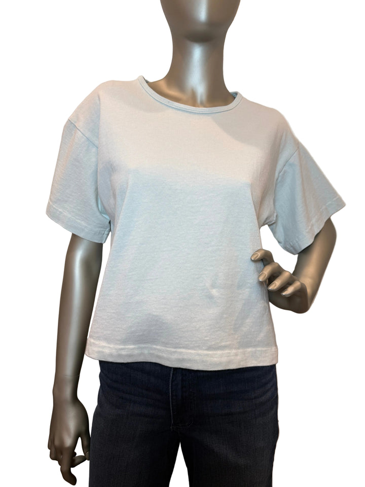 Short Sleeve Crop Crew Mist By Pacific Cotton
