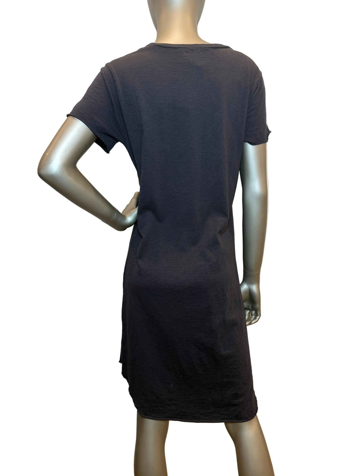 Short Sleeve Black Tee Shirt Dress By Dylan