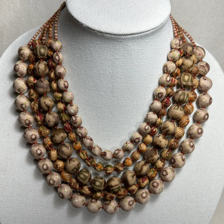 Sari Necklace 5 Strand By Suzani