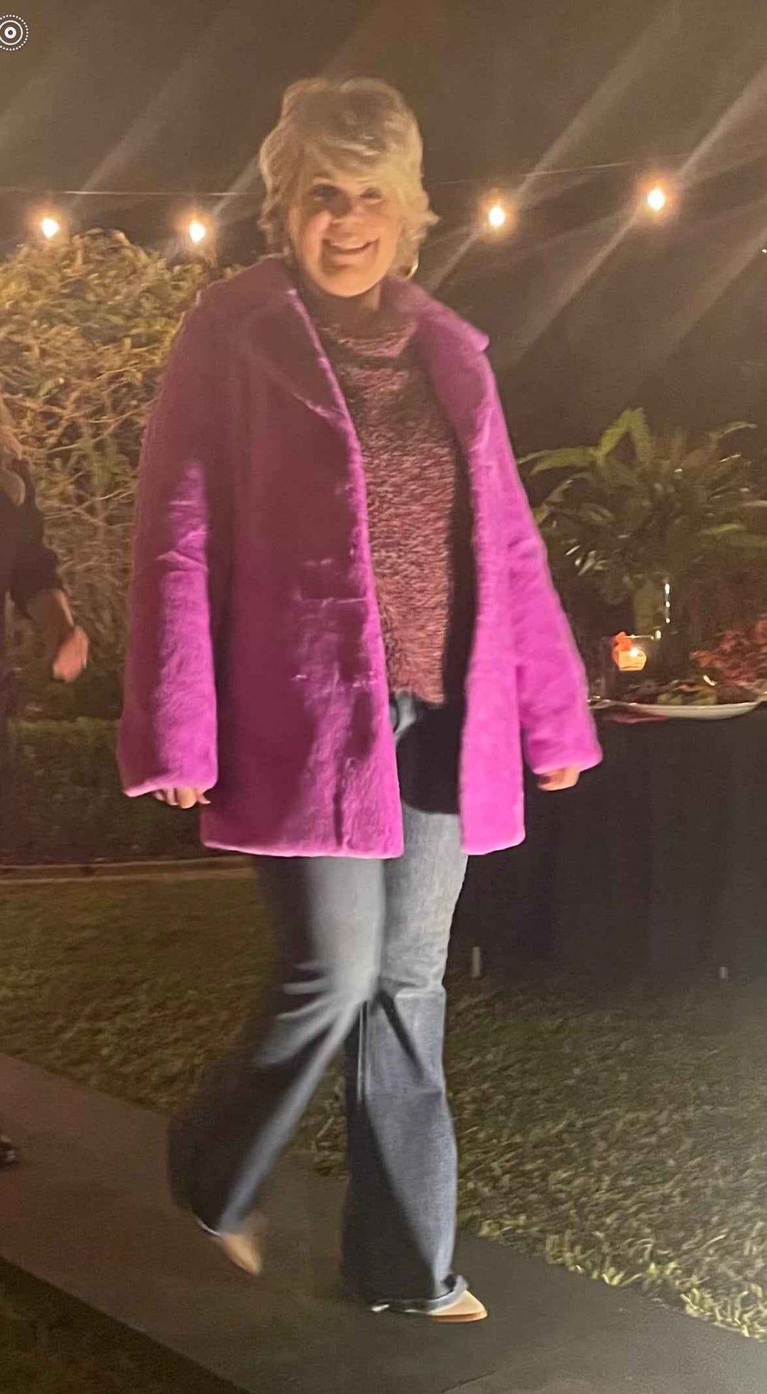 Woman walking in a fashion show