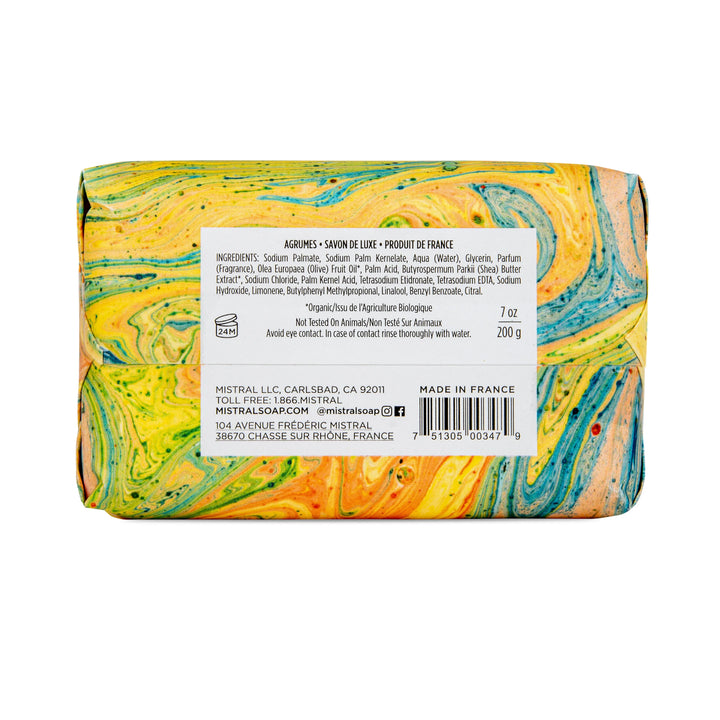 Mistral Citrus Marbles Bar Soap By Mistral at Moxie Boutique